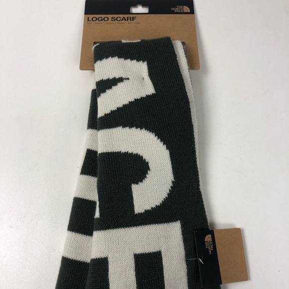 TNF The North Face Reversible Logo Scarf NWT Bold 2 Tone Design Unisex Scarves - Picture 1 of 6